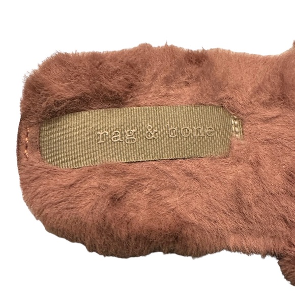 Rag & Bone - pink fuzzy slides. - Picture 4 of 5